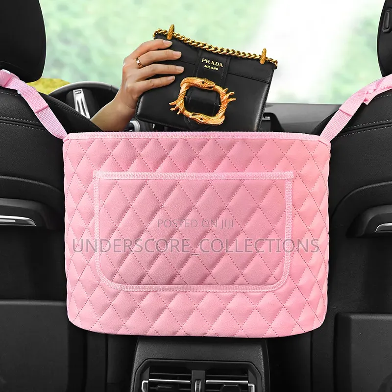 High Quality PU Leather Car in Between Seat Organizer