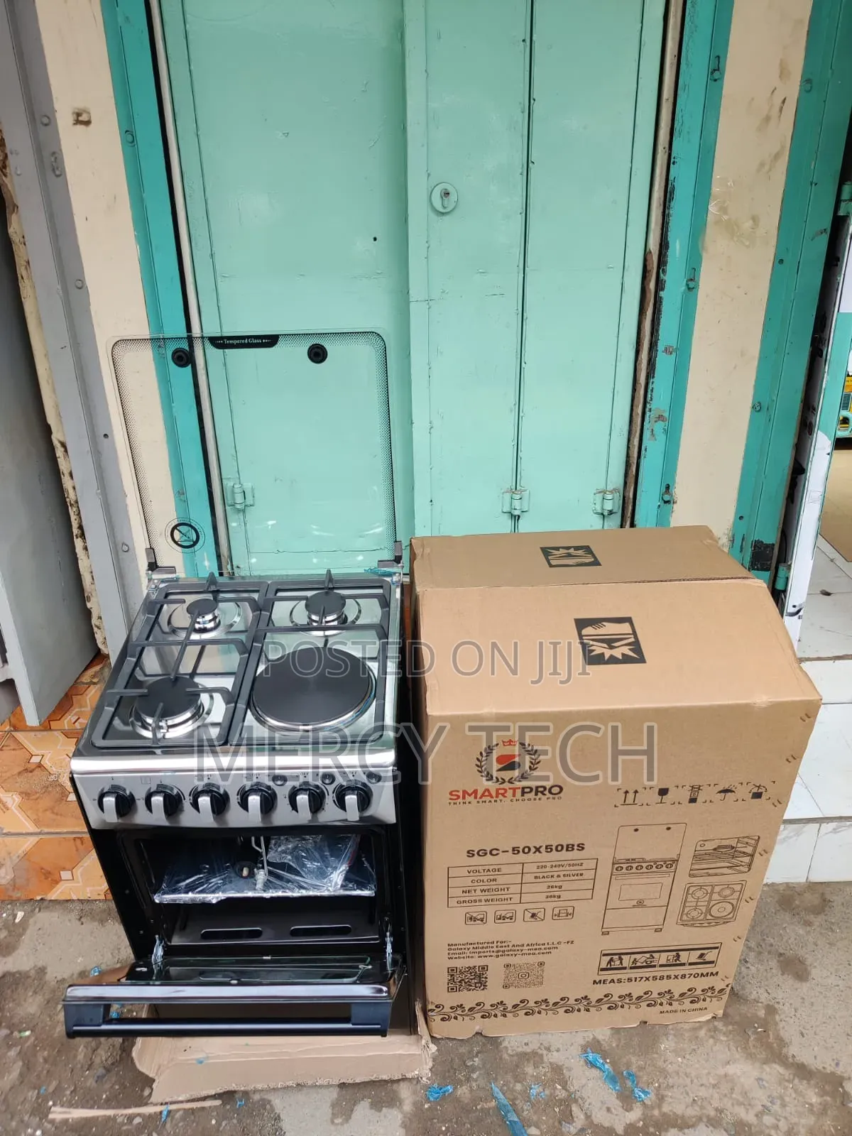 Smartpro Standing Cooker 60X60cm 3+1 Electric Oven
