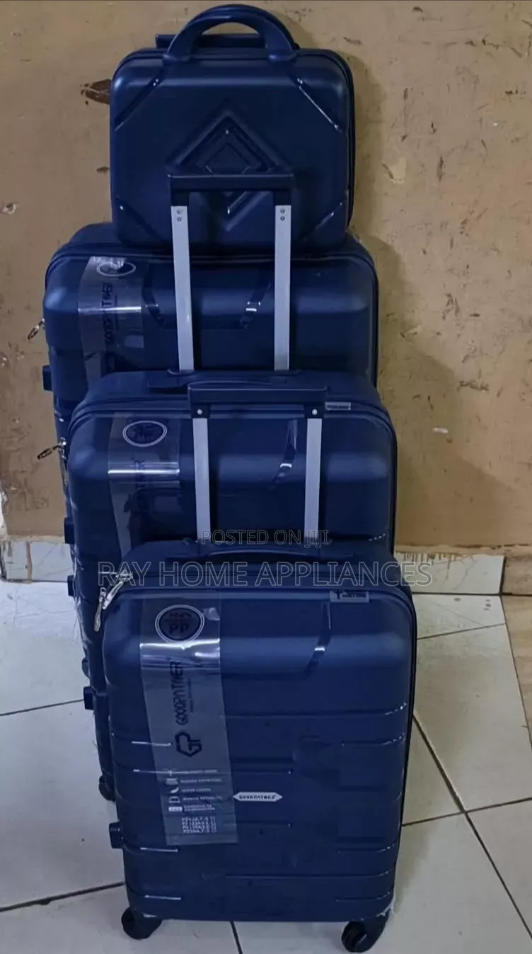 Navy Blue Size 2 Luxurious Suitcase Set 4 in 1