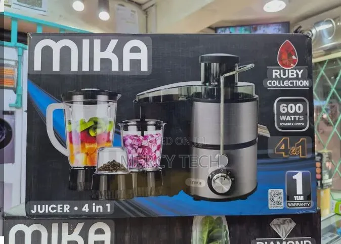 Mika 4-in-1 Juicer, Blender, Grinder & Chopper