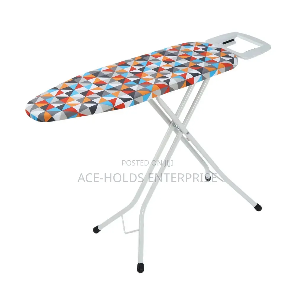 Imported Metallic Foldable Ironing Boards With Patterned Fabric Covers