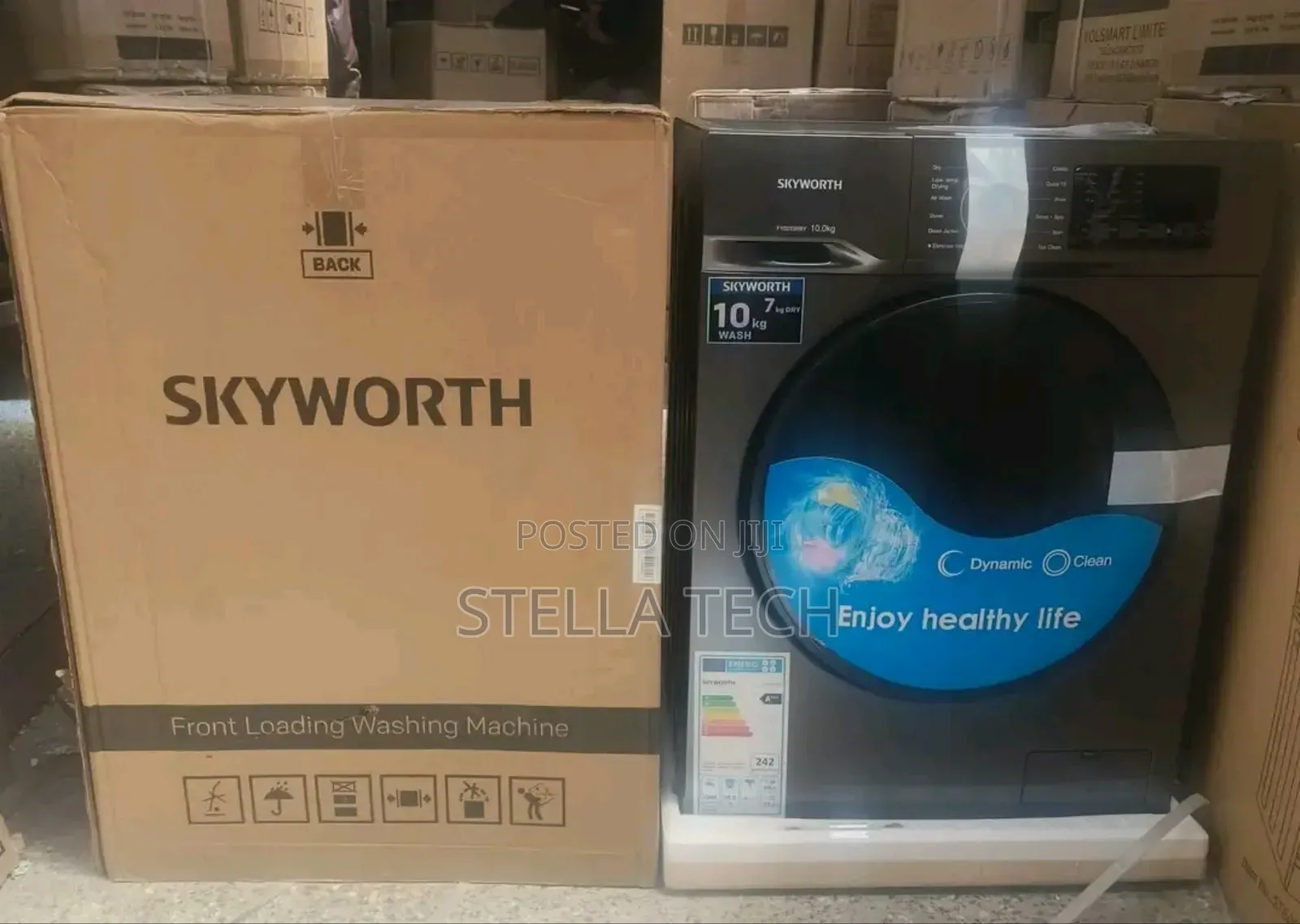 Skyworth Washing Machines Front Load 10/7kg Wash and Dry