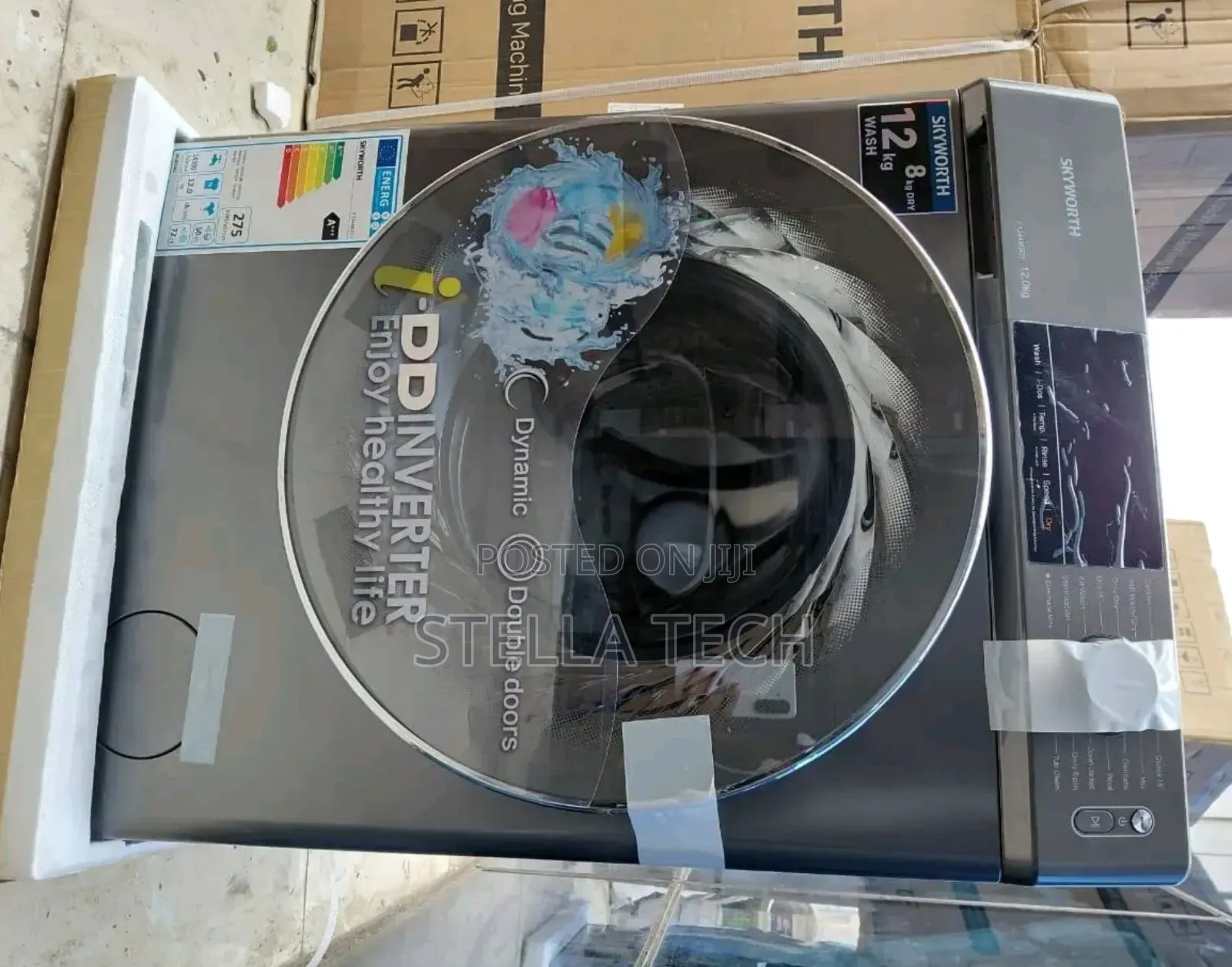 Skyworth Washing Machines Front Load 12/8kg Wash and Dry