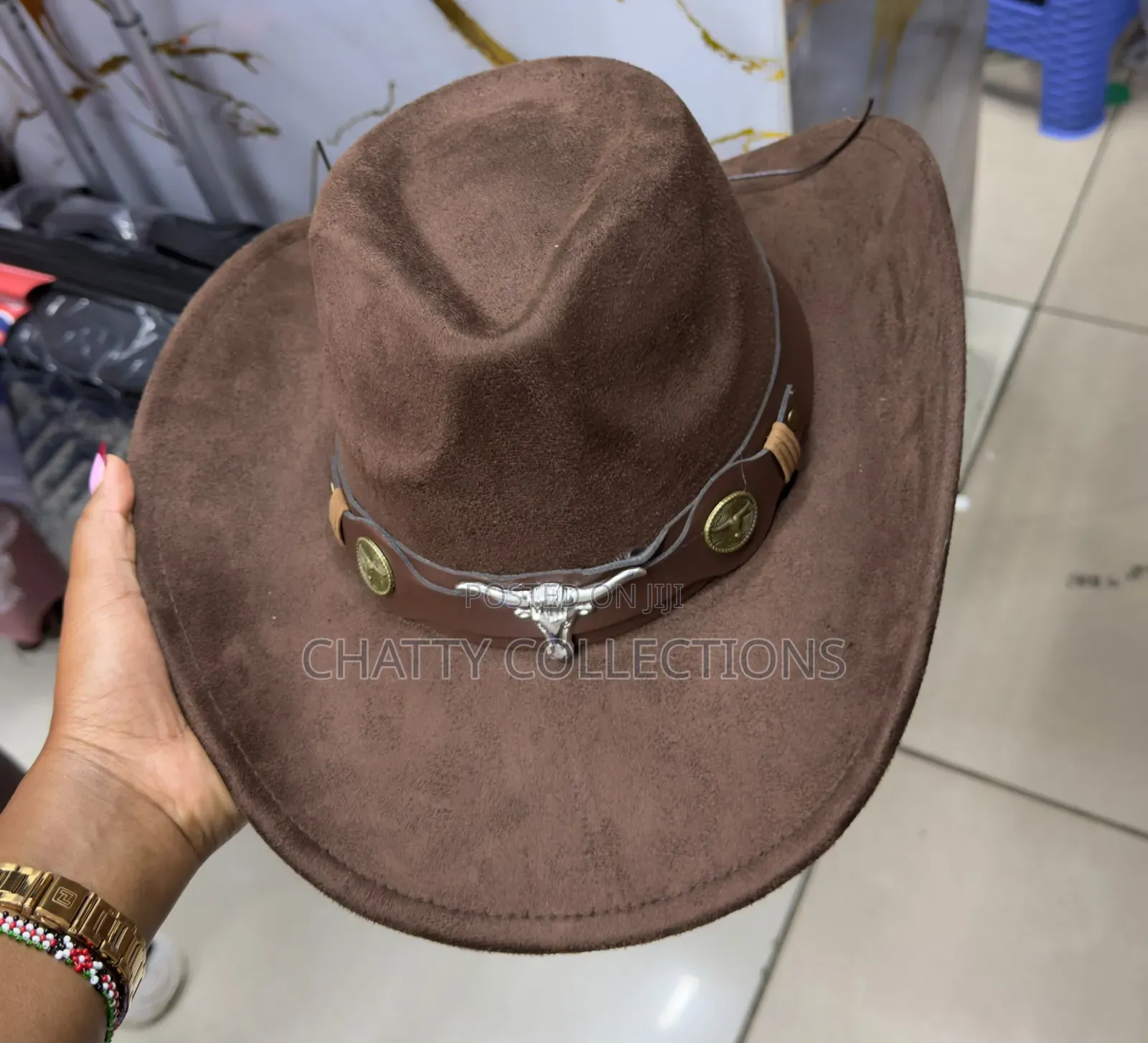 Dark Brown Unisex Timeless Western Style Cowboy Hats
