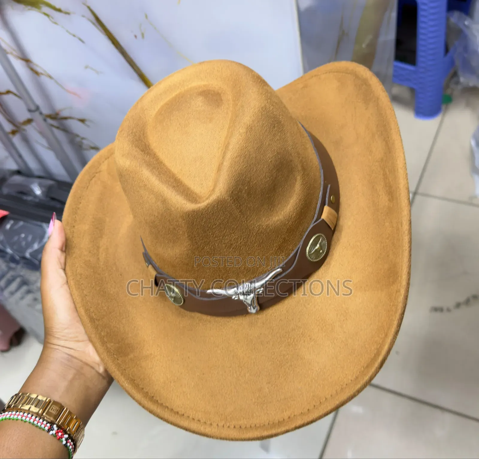 Light Brown Unisex Timeless Western Style Cowboy Hats