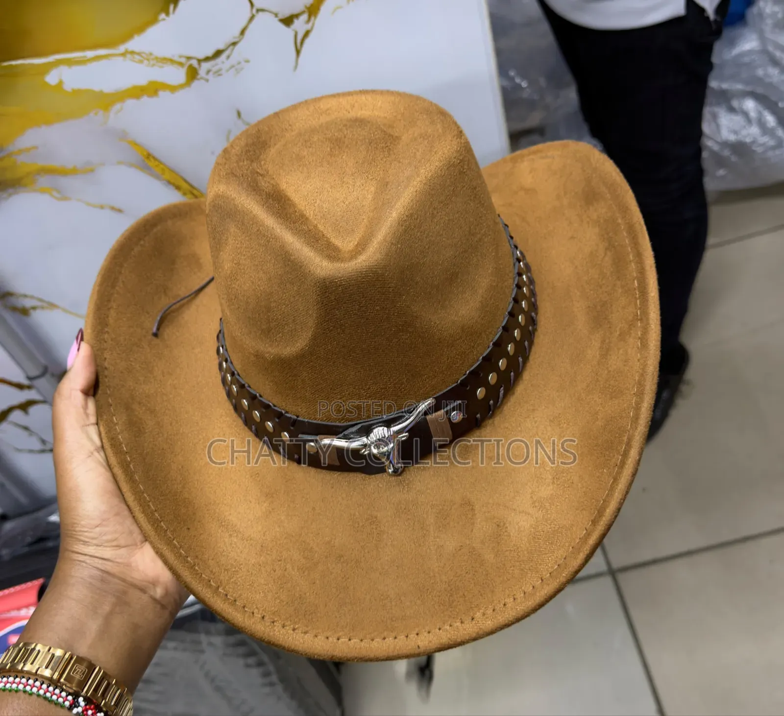 Light Brown Unisex Timeless Western Style Cowboy Hats