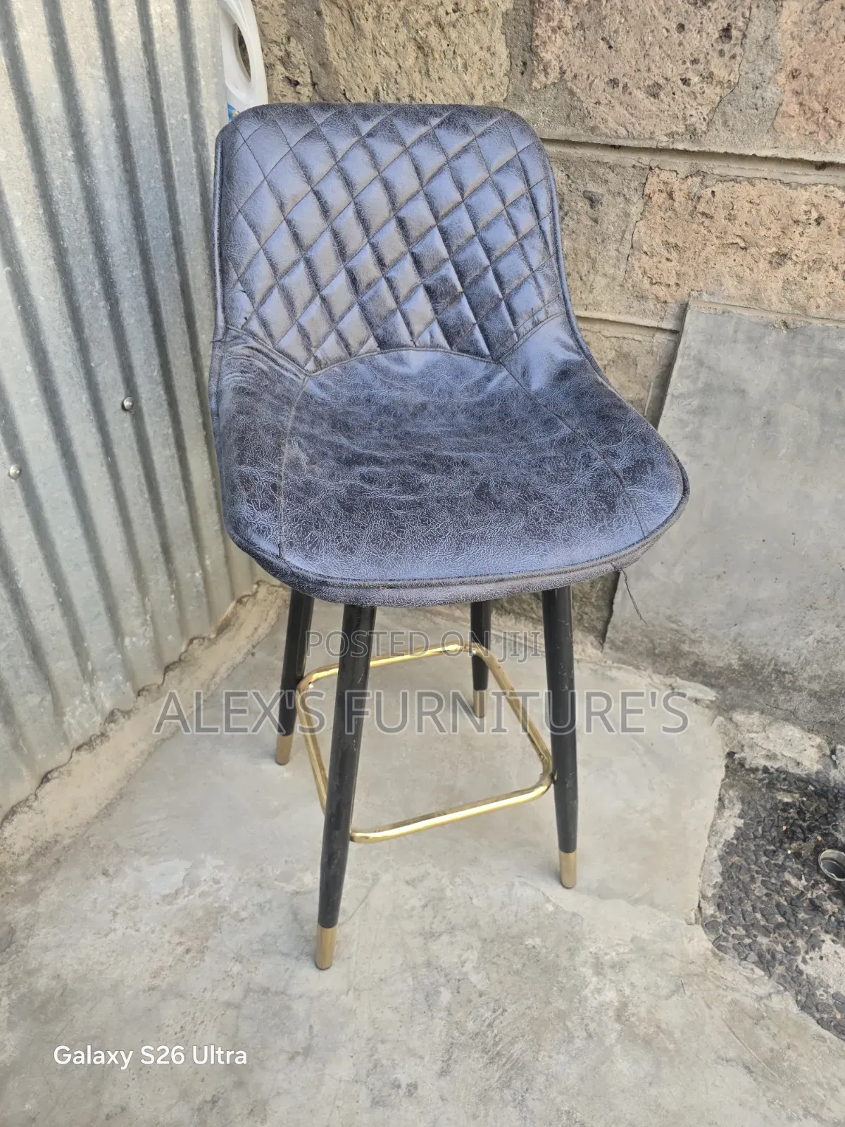 Leatherd Paded Bar Stool