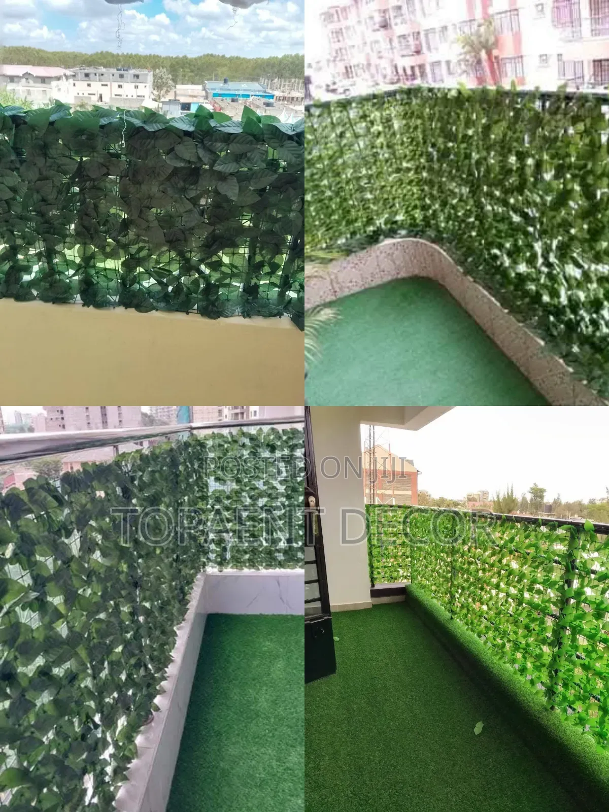 Plastic Mesh All Weather Outdoor Garden Balcony Privacy Fence 1mx3m