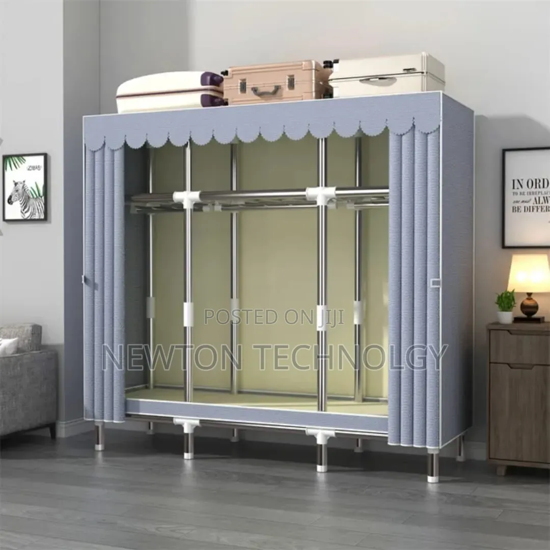 💚Heavy Duty Metallic Portable Wardrobe