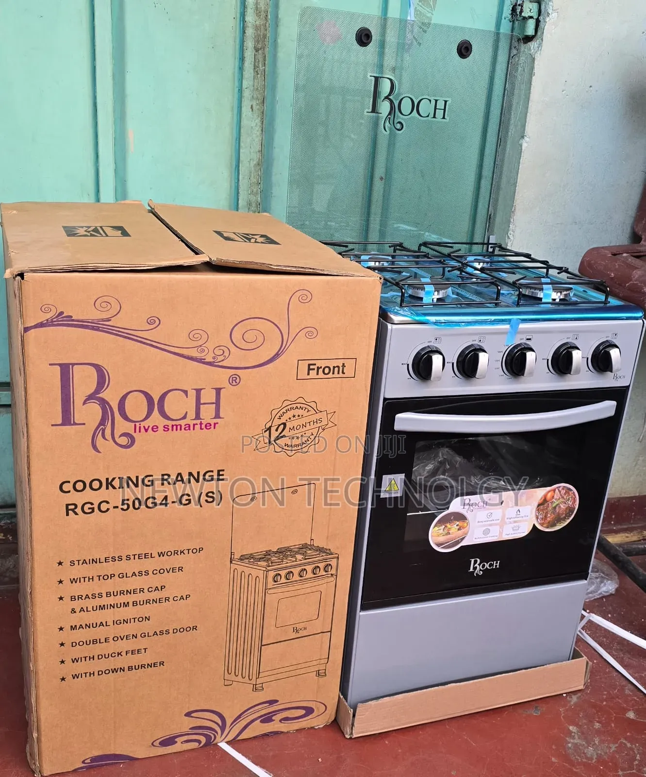 50*55 Roch Full Gas Standing Cooker
