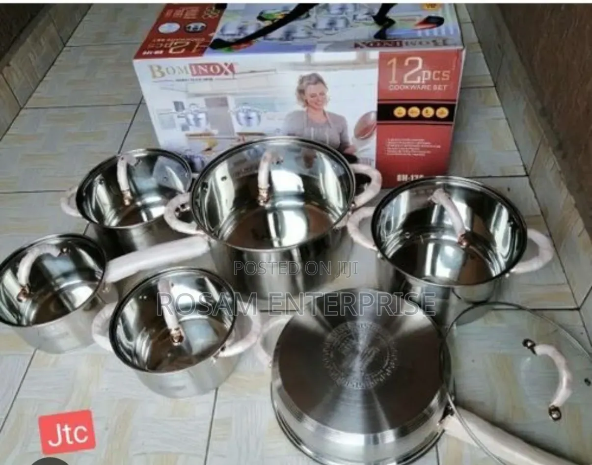 Bominox 12pc Stainless Steel Cookware Set