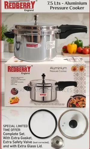 7.5litres Aluminium Manual Pressure Cooker