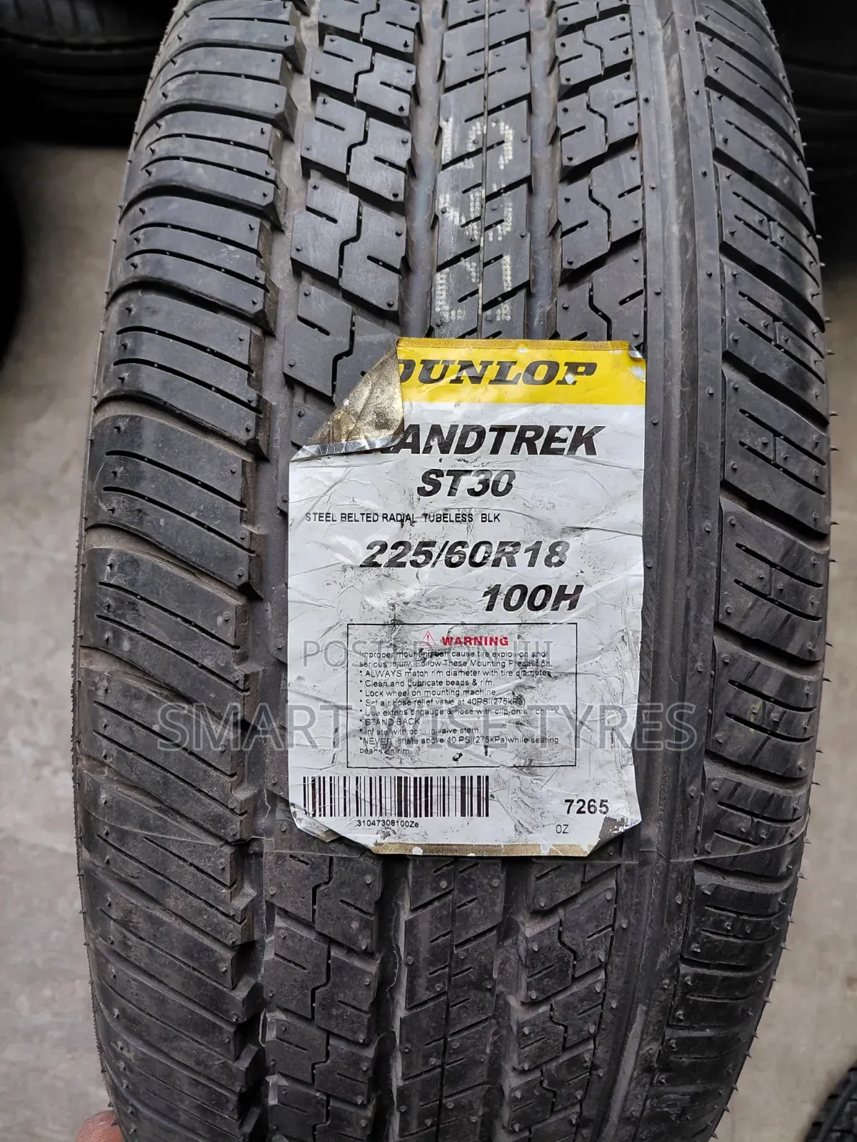 225/60r18 Dunlop Grandtrek -ST30