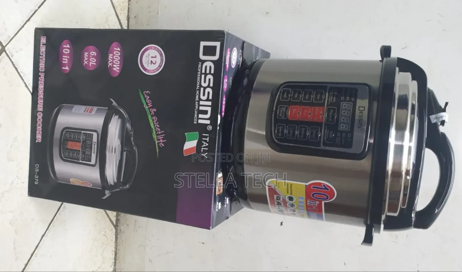 6 Litre Dessini Electric Pressure Cooker