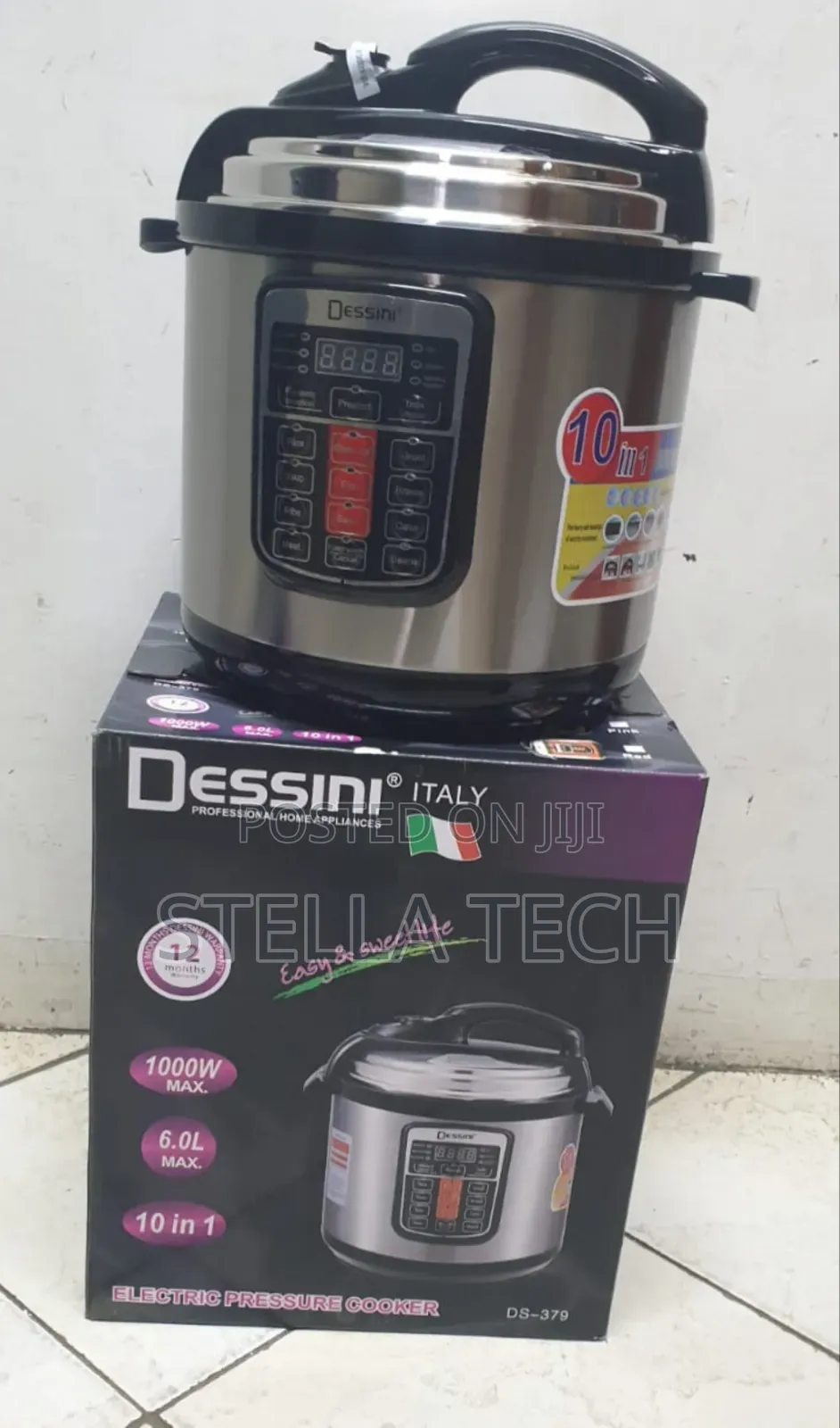6 Litre Dessini Electric Pressure Cooker