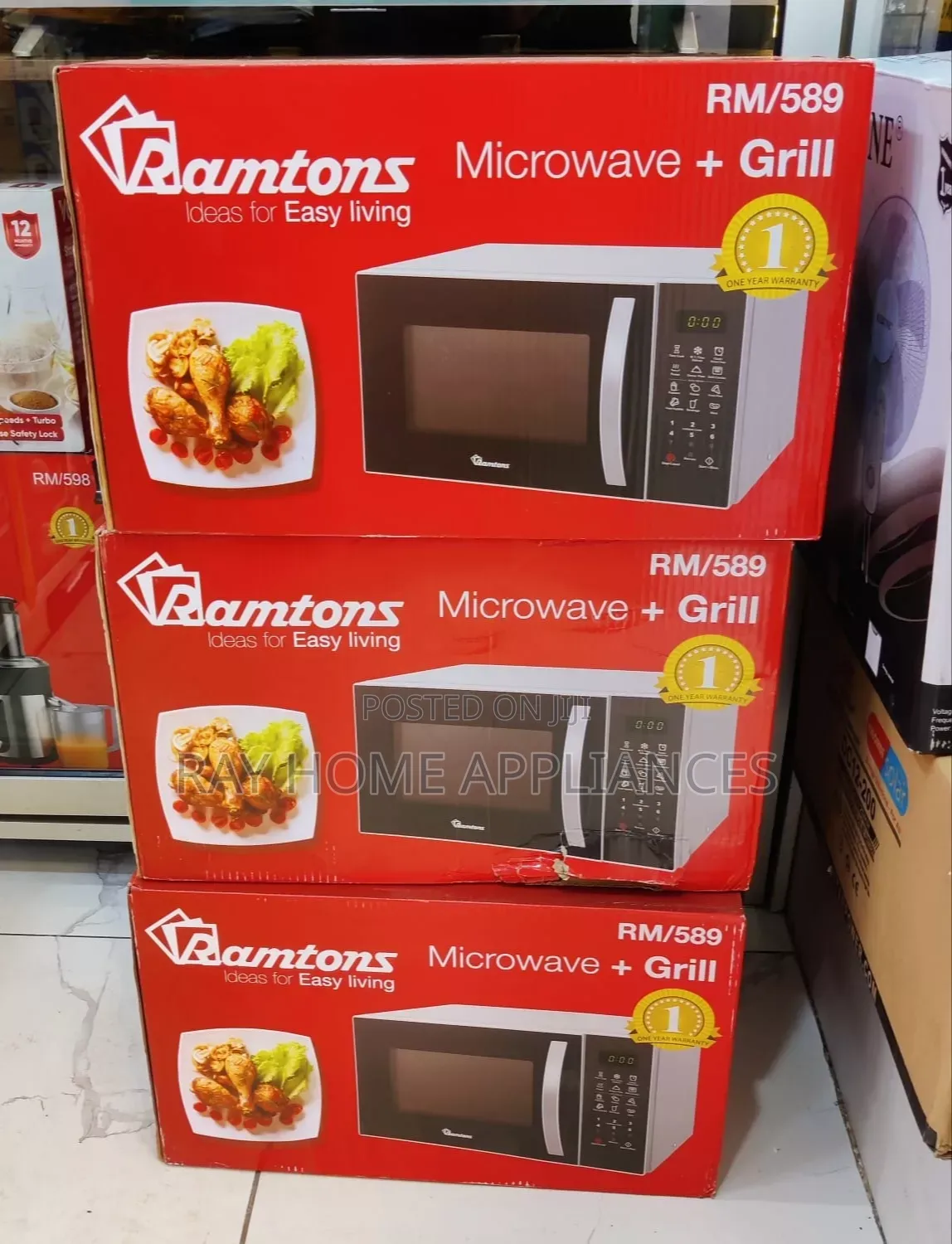 23litres  RM589 Microwave With Grill RM589 (SILVER)