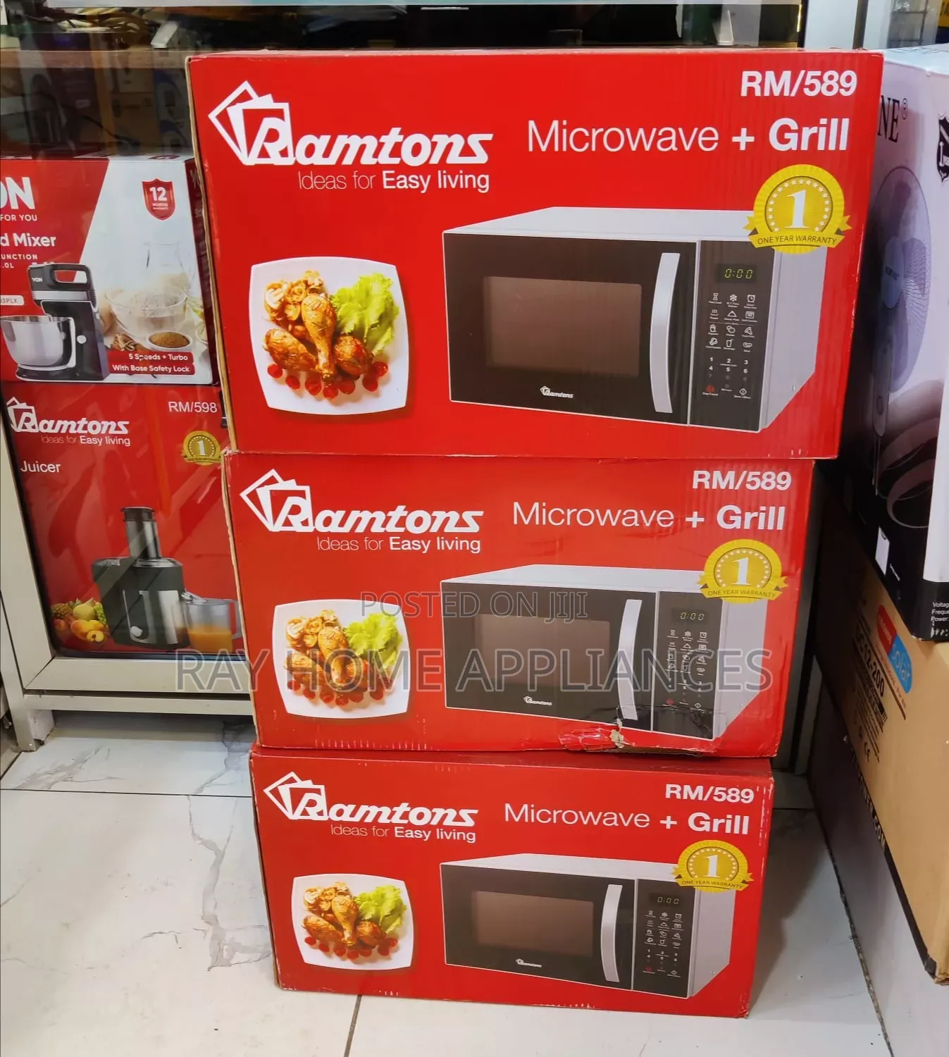 23litres  RM589 Microwave With Grill RM589 (SILVER)