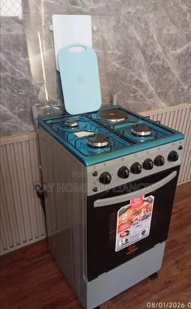 50cm*55cm Eurochef 3g+1e Standing Cooker With ElectricOven