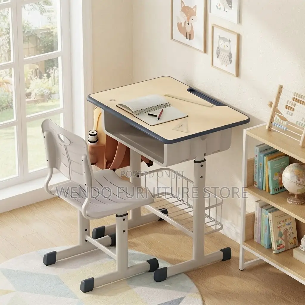 Home Desks; Reclining Height Kids Study Desk Chair Sets
