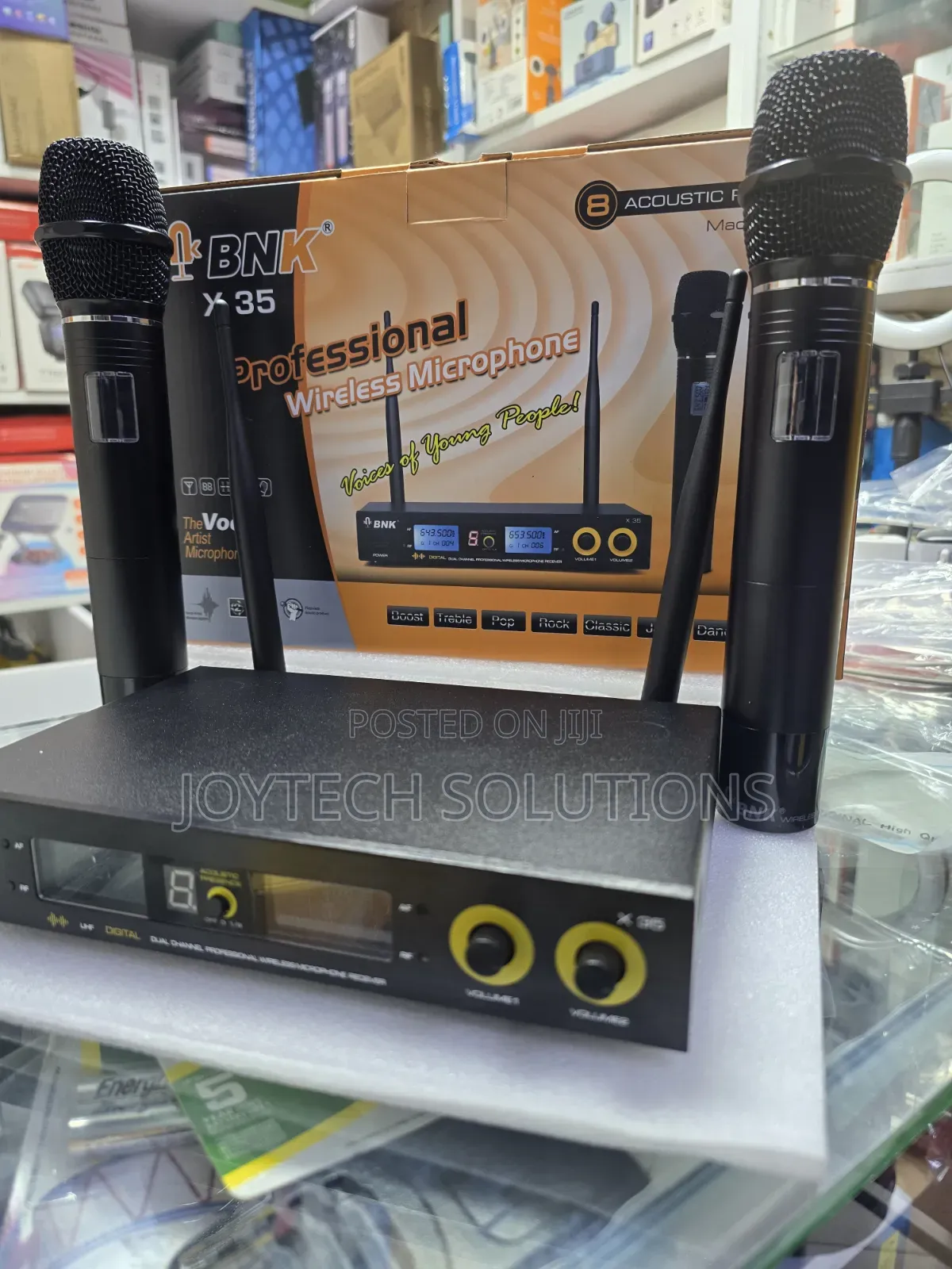 BNK X35 Professional Dual Wireless Mic | Church, DJ & Events