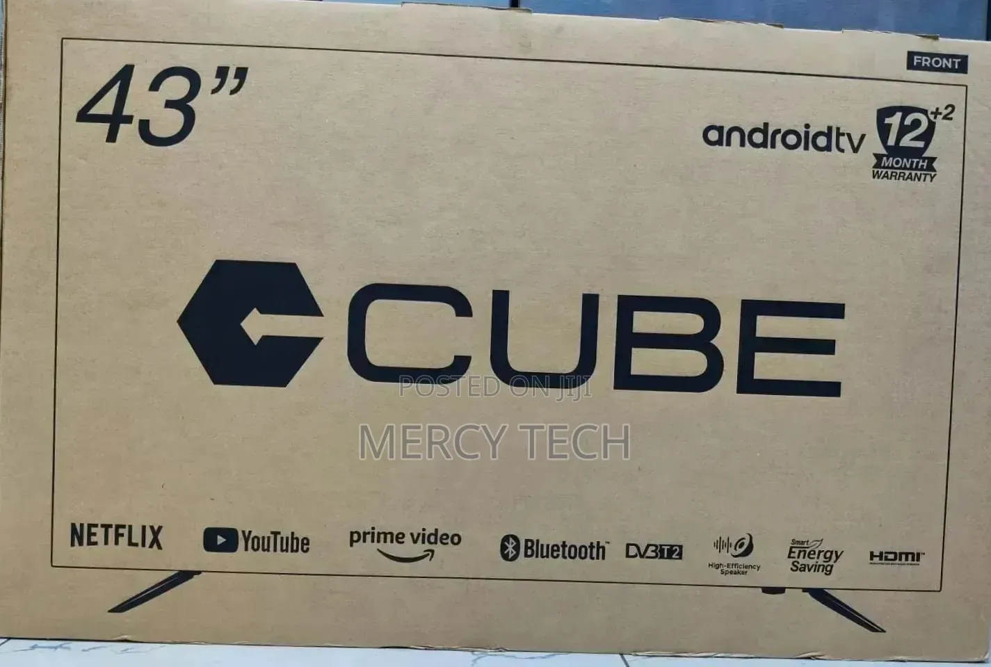Cube 43inch Smart TV, YouTube, Netflix, LED