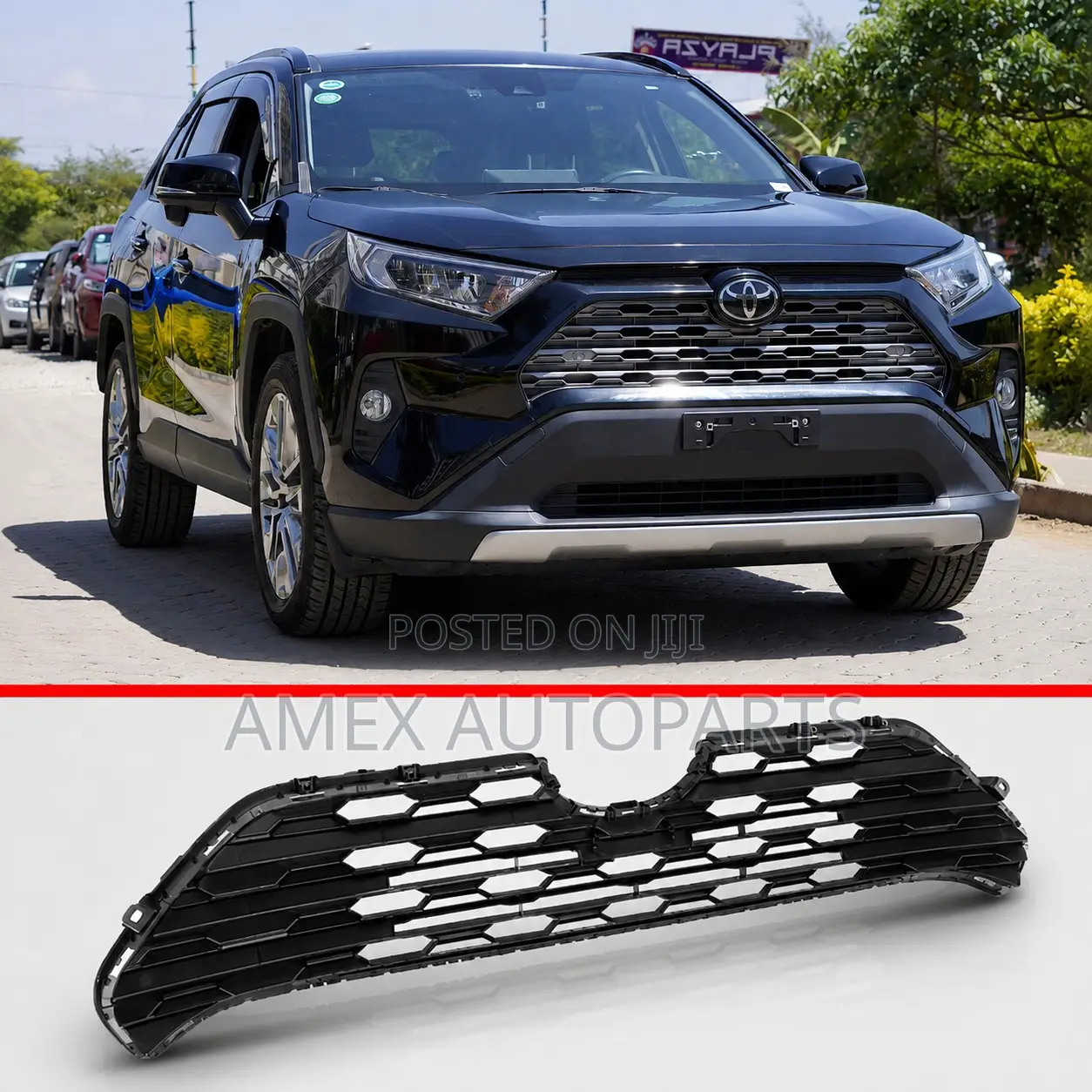 Front Bumper Grille Upper Toyota RAV4 2019 Onwards
