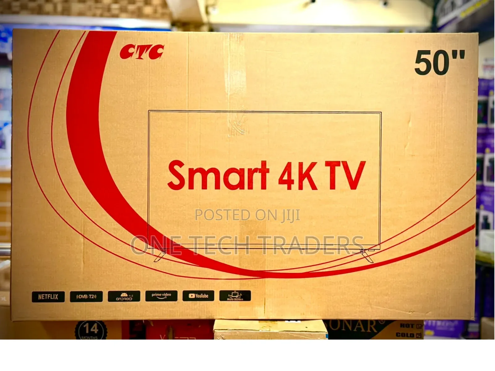 CTC 50" Smart 4K UHD TV – Frameless