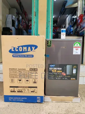 Ecomax 90L Single Door Fridge + FREE Fridge Guard – Energy Saving