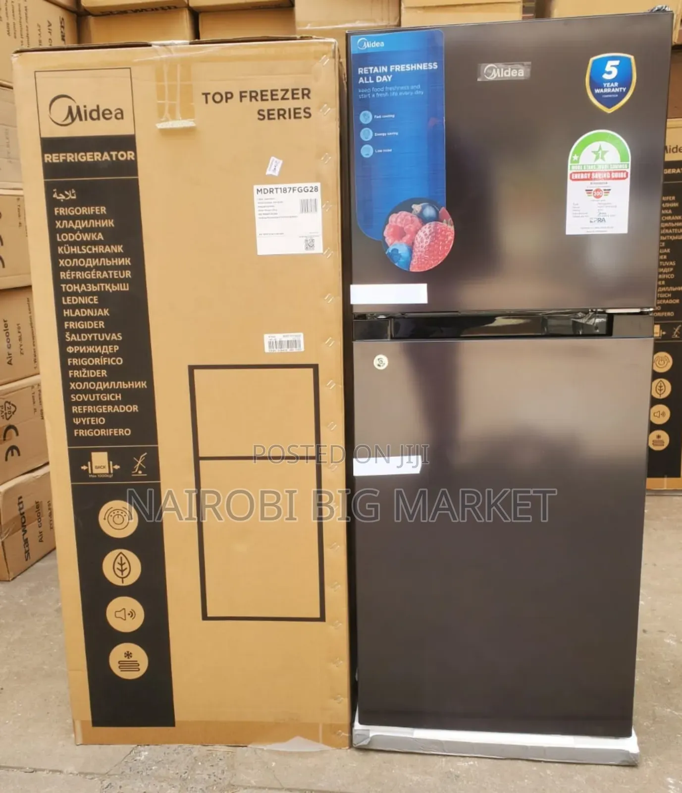 Midea 187litres Fridge