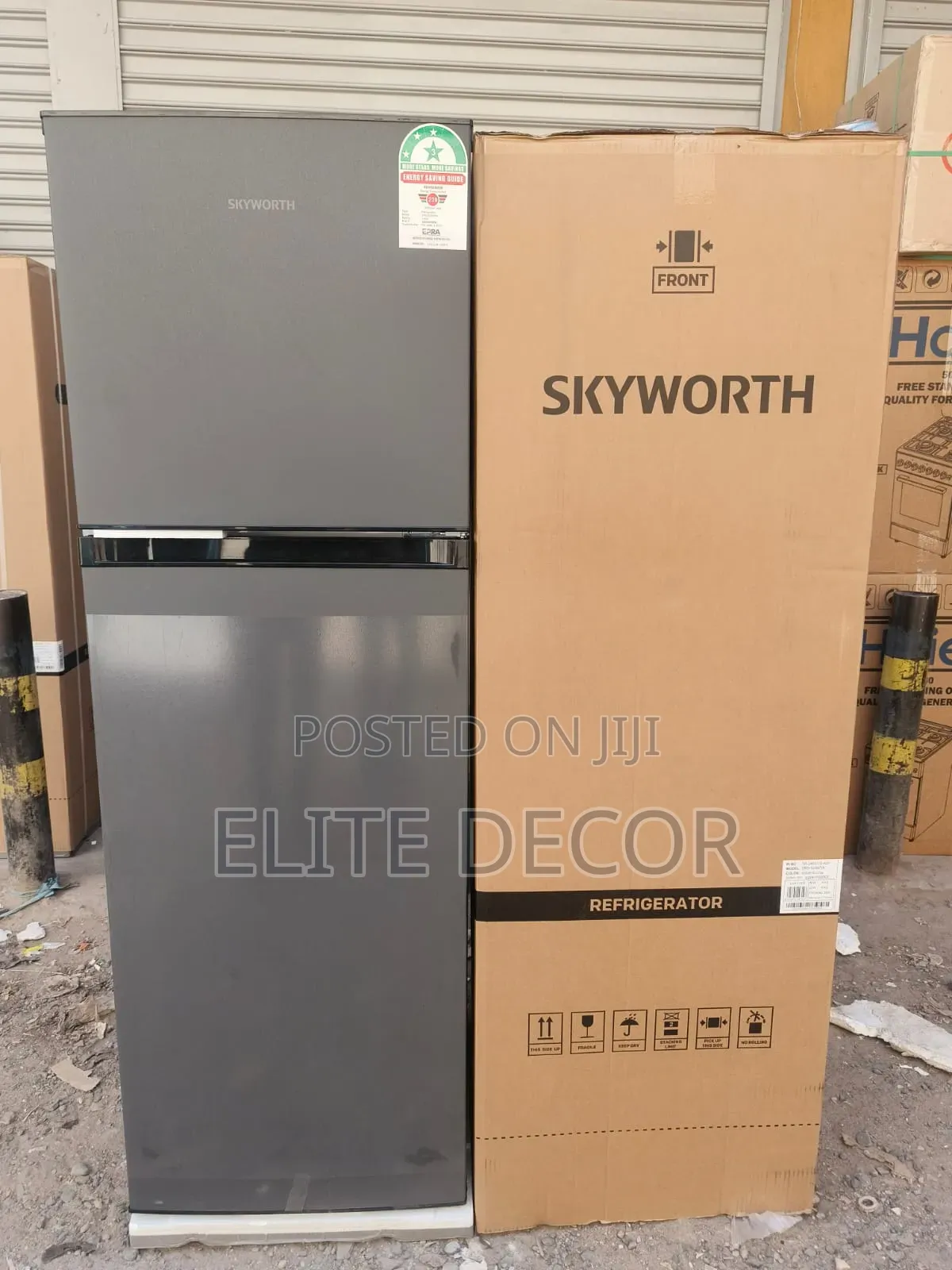 Skyworth 280L Double Door No Frost Refrigerator – Spacious & Energy
