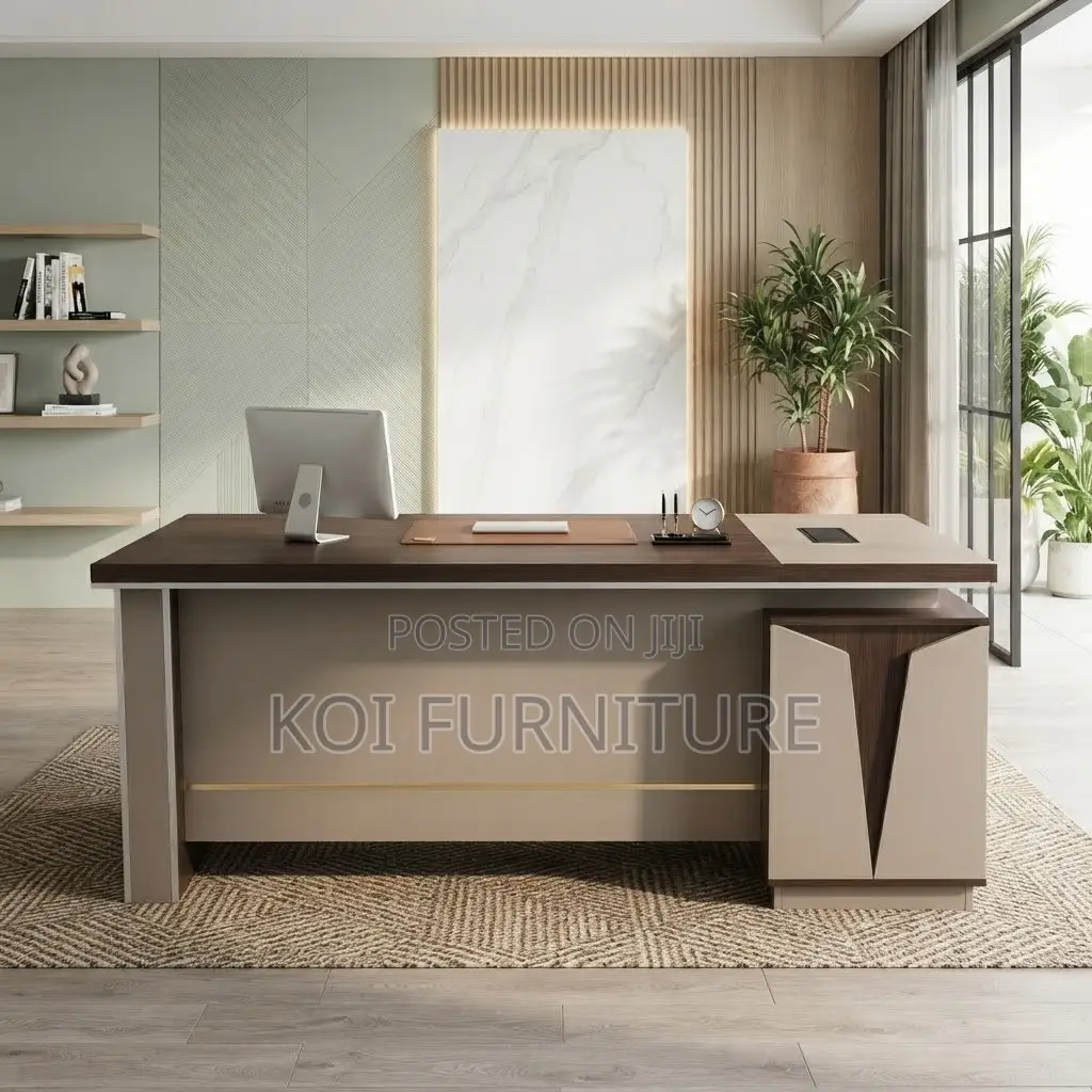 Office Desk; Executive Modern 1800MM Executive Seneege Desk
