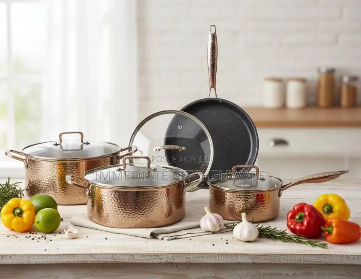 8 PCS Heavy  Stainless Steel Cookware Set