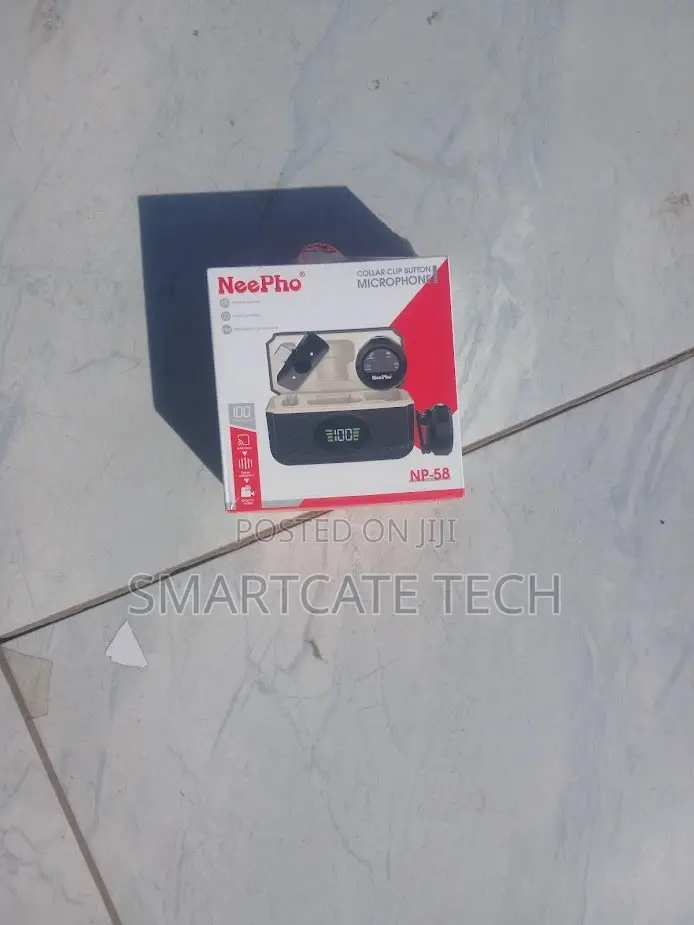 Neepho Wireless Clip-on Microphone Powerful Sound in a Compact Design