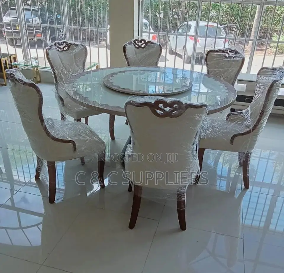 6-Seater Modern C&C Dining Set.