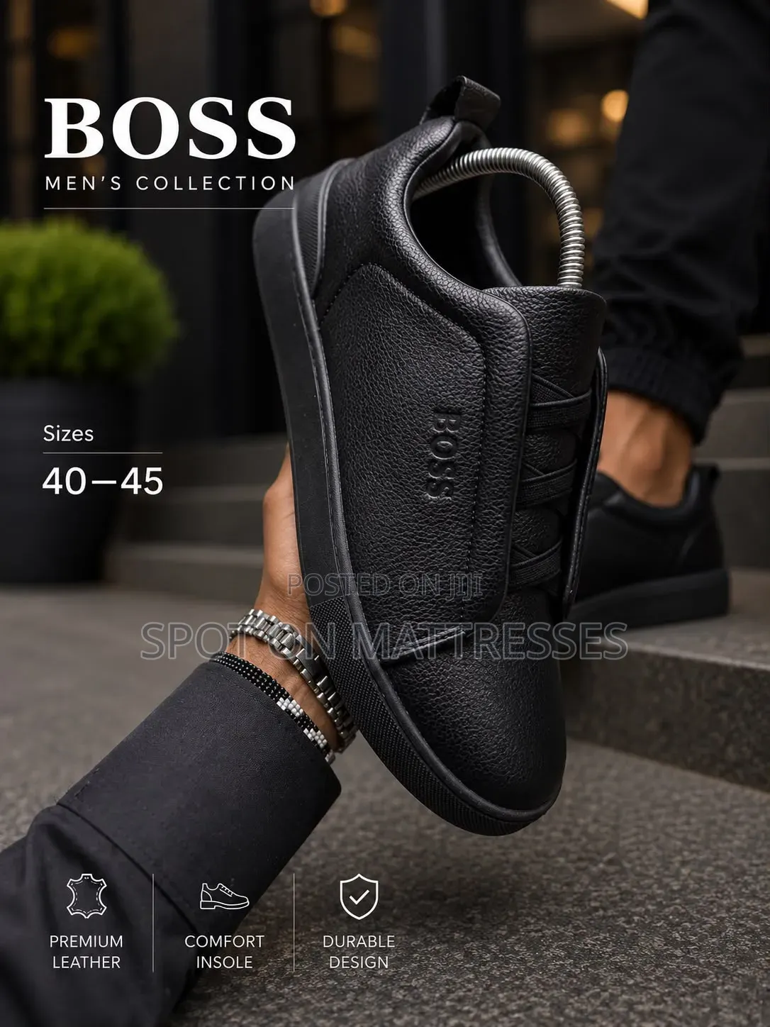 Laceless Boss Sneakers for Men. Sizes 40-45. Countrywide Delivery!!!