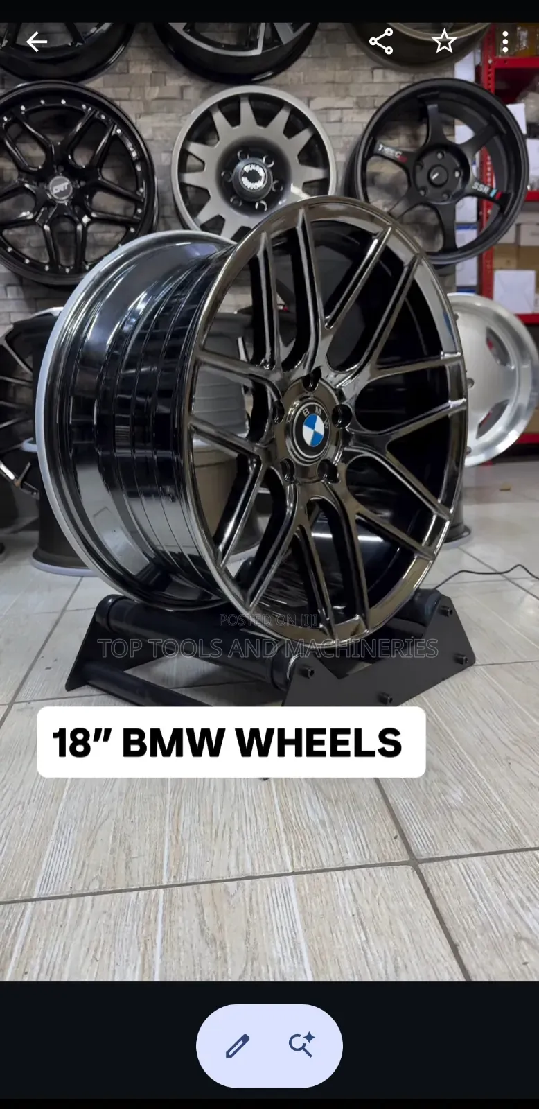 Size 18 BMW Rims Pair