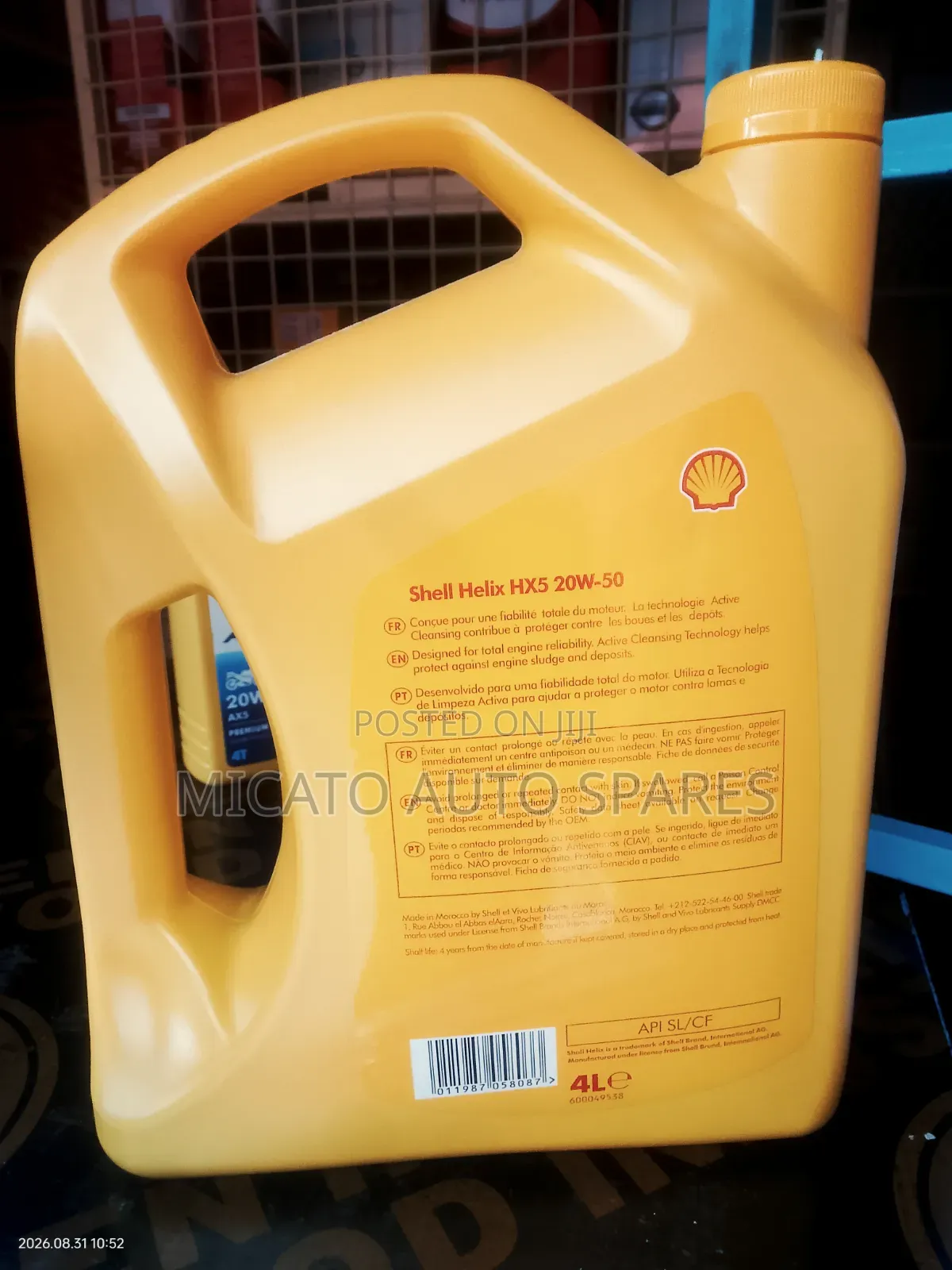 Shell Helix 20w-50 Oil 4litre