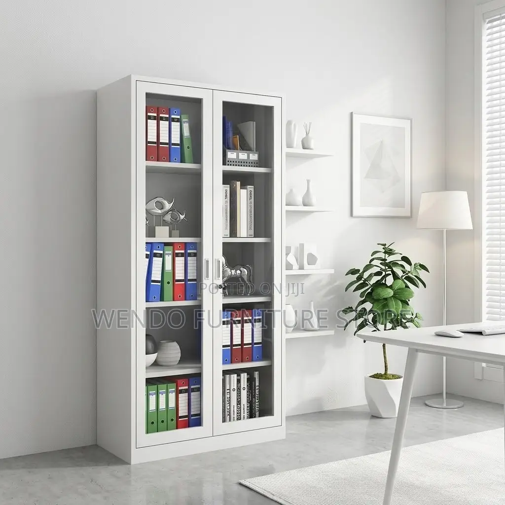 Office Cabinet; Files and Documents Office Grey Storage Cabinet