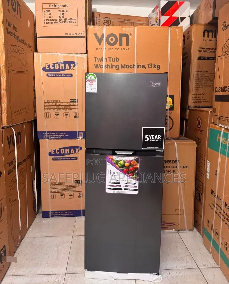 Roch 197L Double Door Fridge No Frost Technology-
