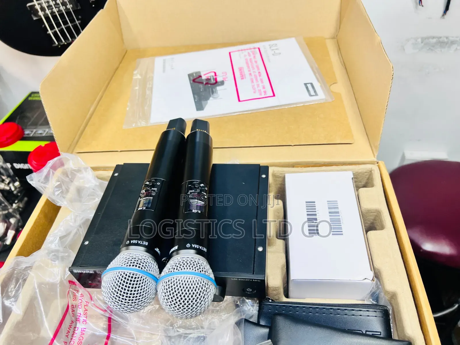 Shure SLXD4D+-G57 Wireless Microphone Receiver, Dual for SLXD+