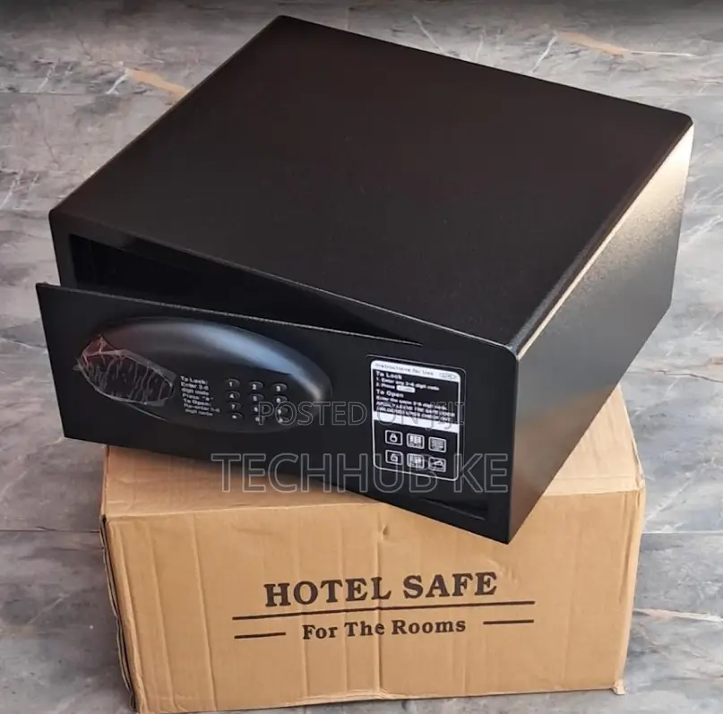 Electronic Hotel Money Safe Box for Cash, Passport & Valuables