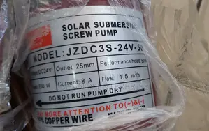 Solar General Submersible 24v/250w Screw Pump