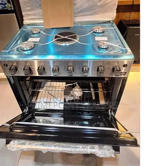 Starworth 60×90 4+1 Stainless Steel Standing Cooker With Electric Oven