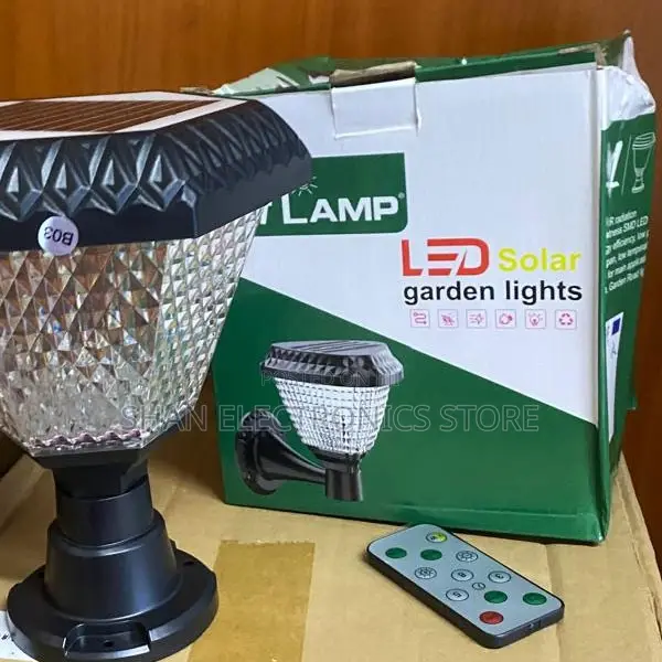 Modern Solar Pillar Lamp for Garden and Entrance Posts