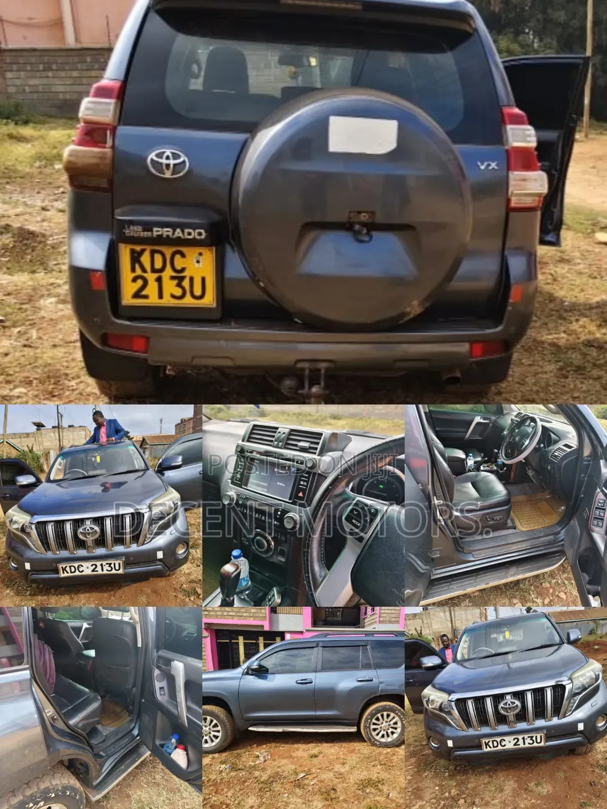 Toyota Land Cruiser Prado 2014 Gray