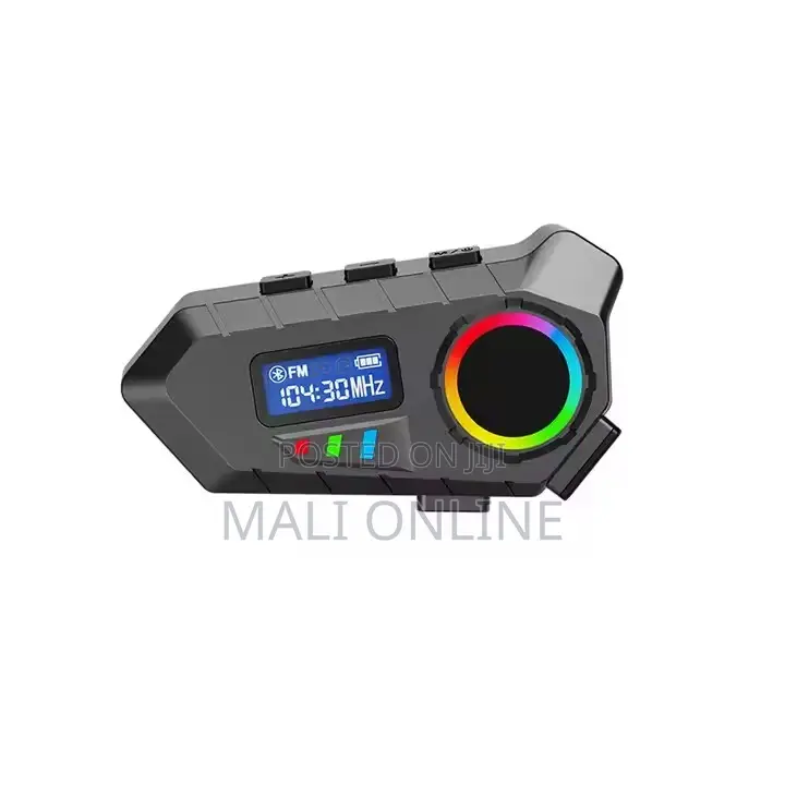 Motorcycle Bluetooth Intercom Helmet Headset Speaker Mic Voice Assist
