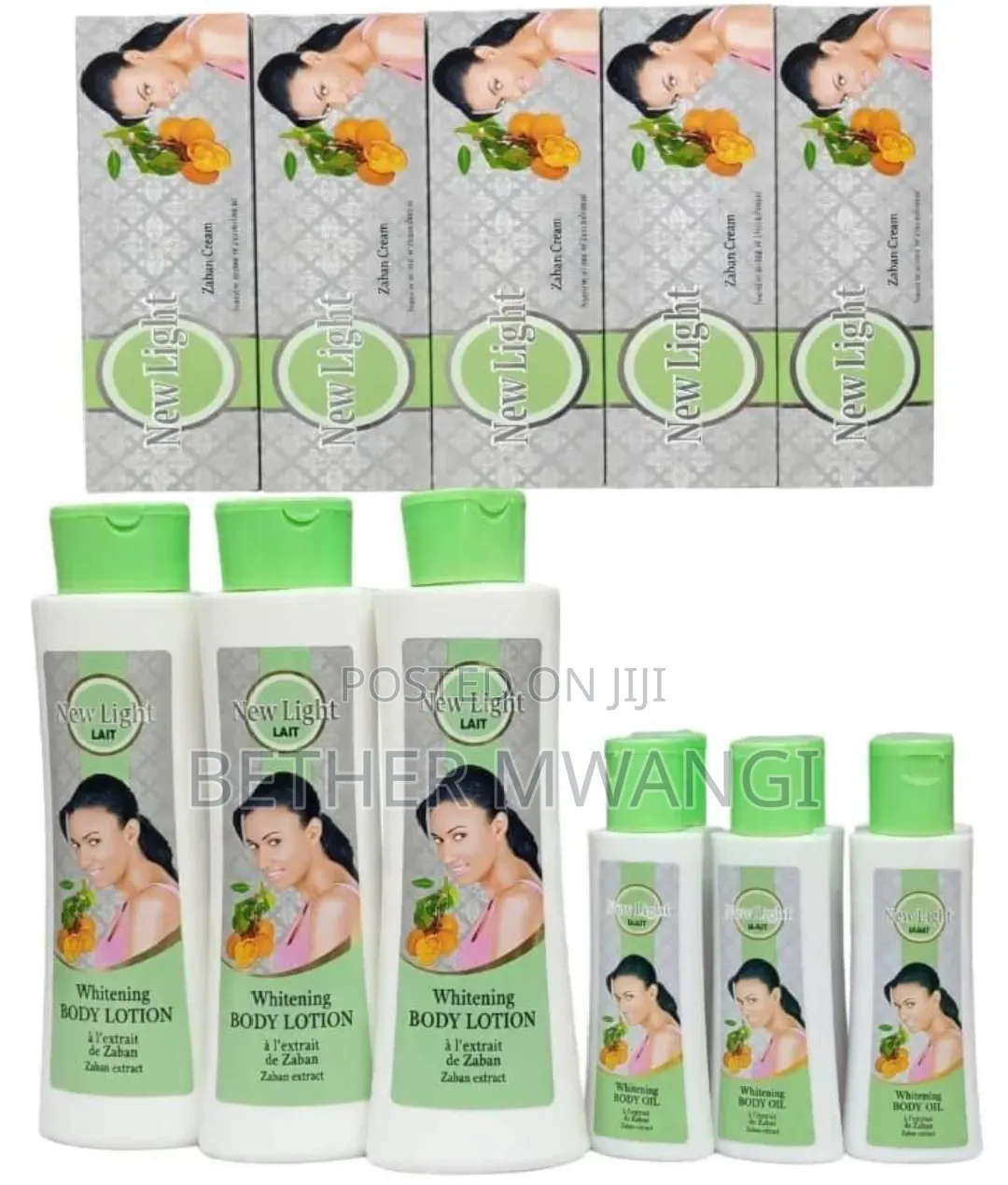New Light Whitening Body Lotion With Zaban Extract in Kenya