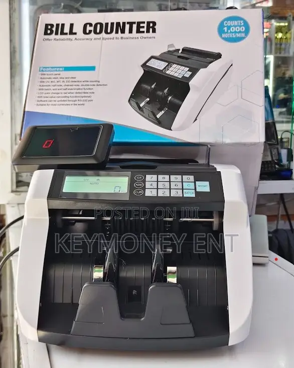 High-Speed Currency Counter Machine - 1000 Notes/Min With Batching
