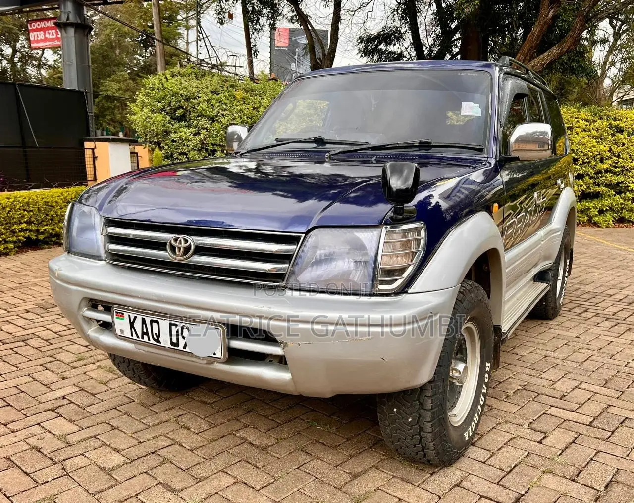 Toyota Land Cruiser Prado 3.0 TD 1996 Blue