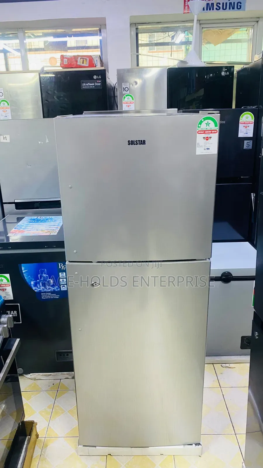Solstar 197 Litres Double Door No Frost Refrigerator (RF 276h-Tdslbb)